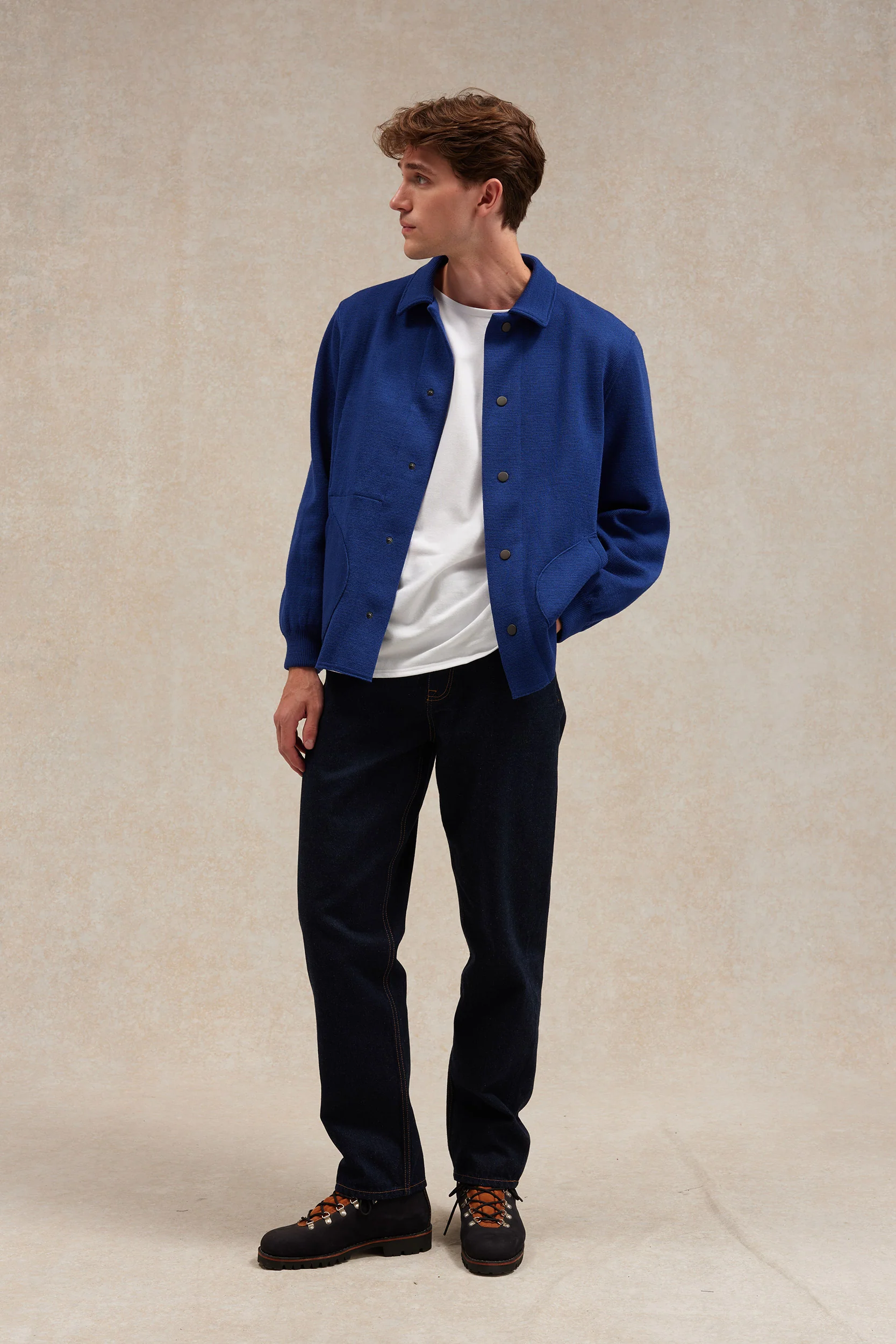 Coach jacket bleu électrique pour homme - Image 3