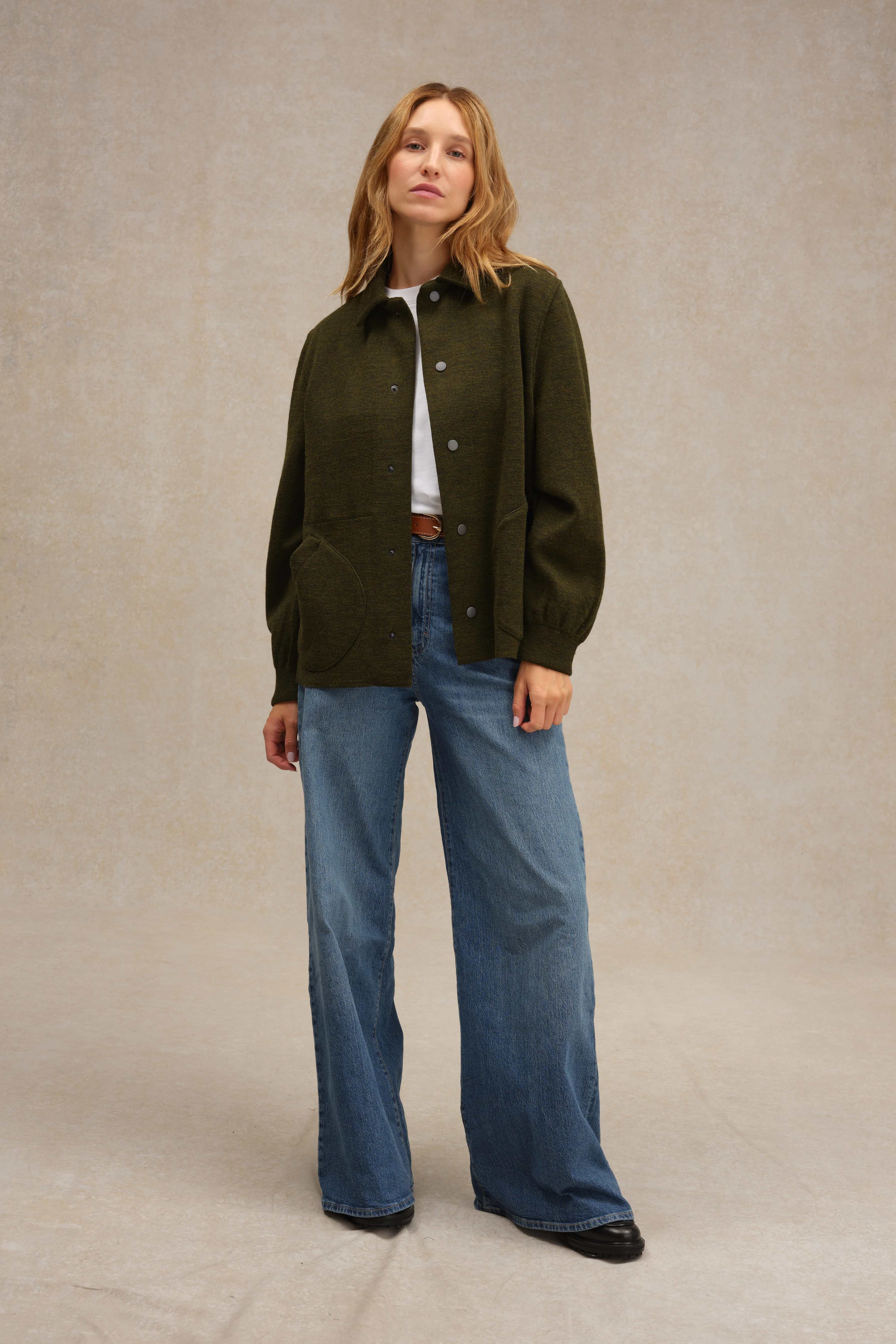 Coach jacket olive pour femme - Image 4
