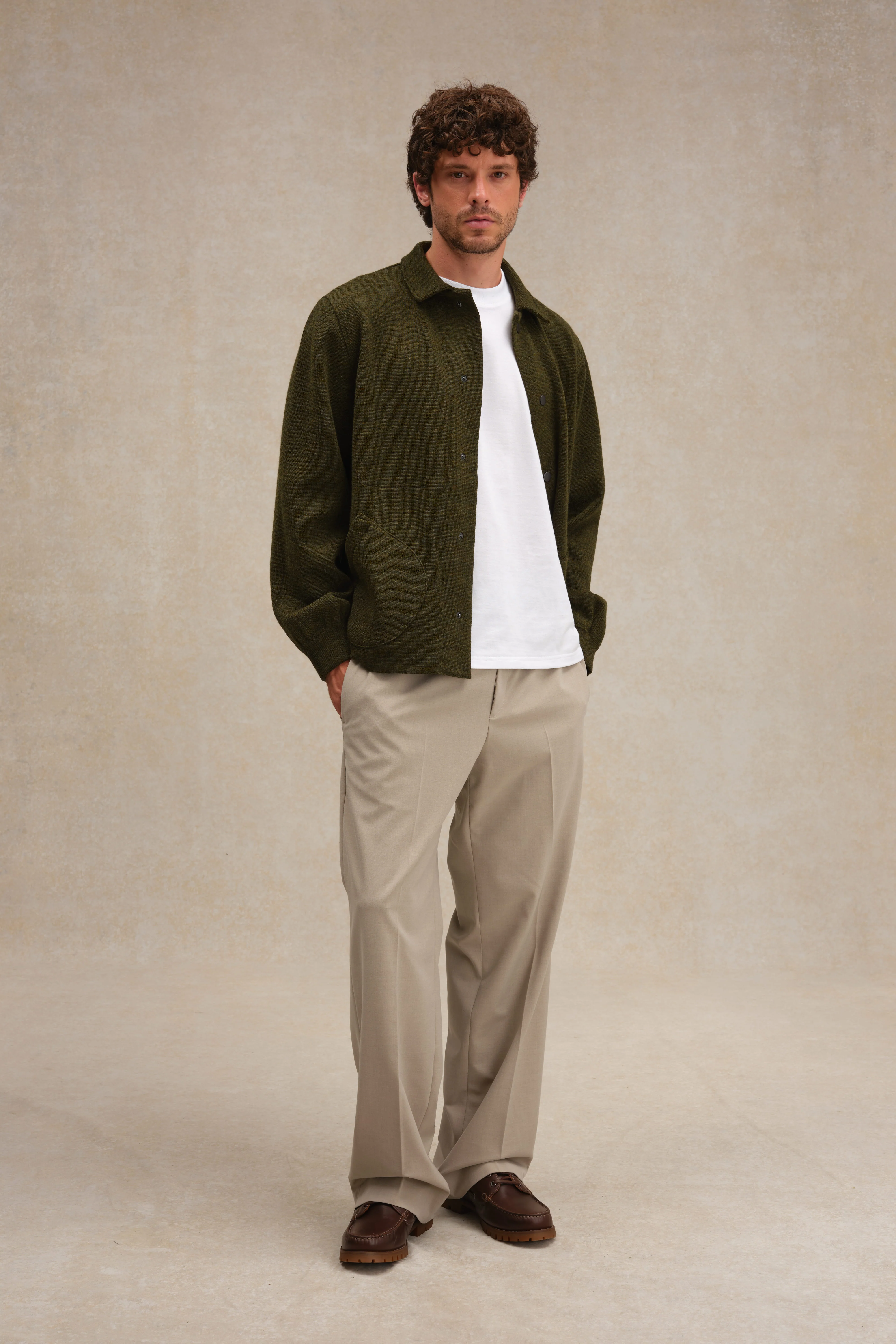 Coach jacket olive pour homme - Image 4
