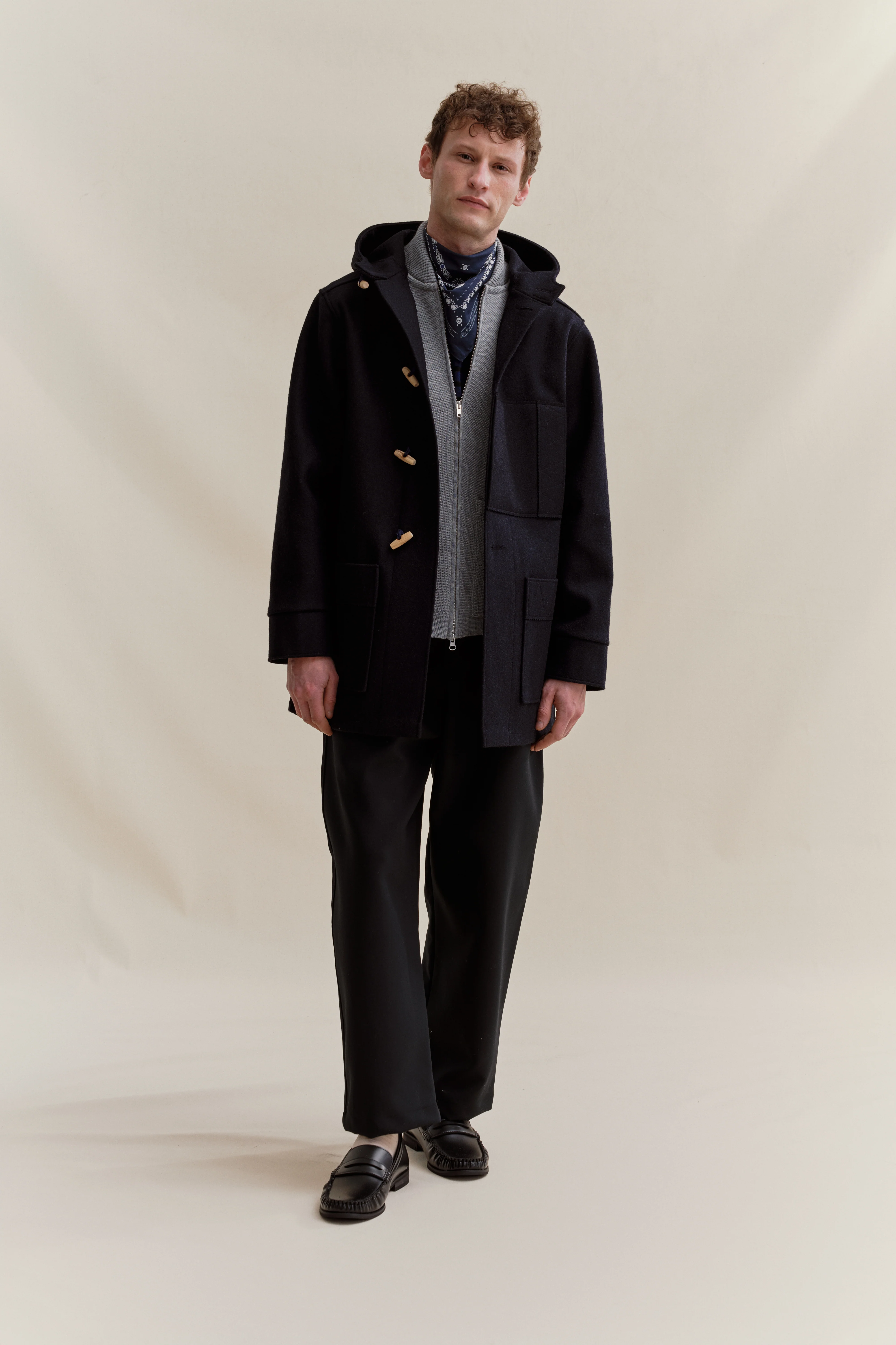 Gilet zippé gris chiné Milano pour homme - Image 7