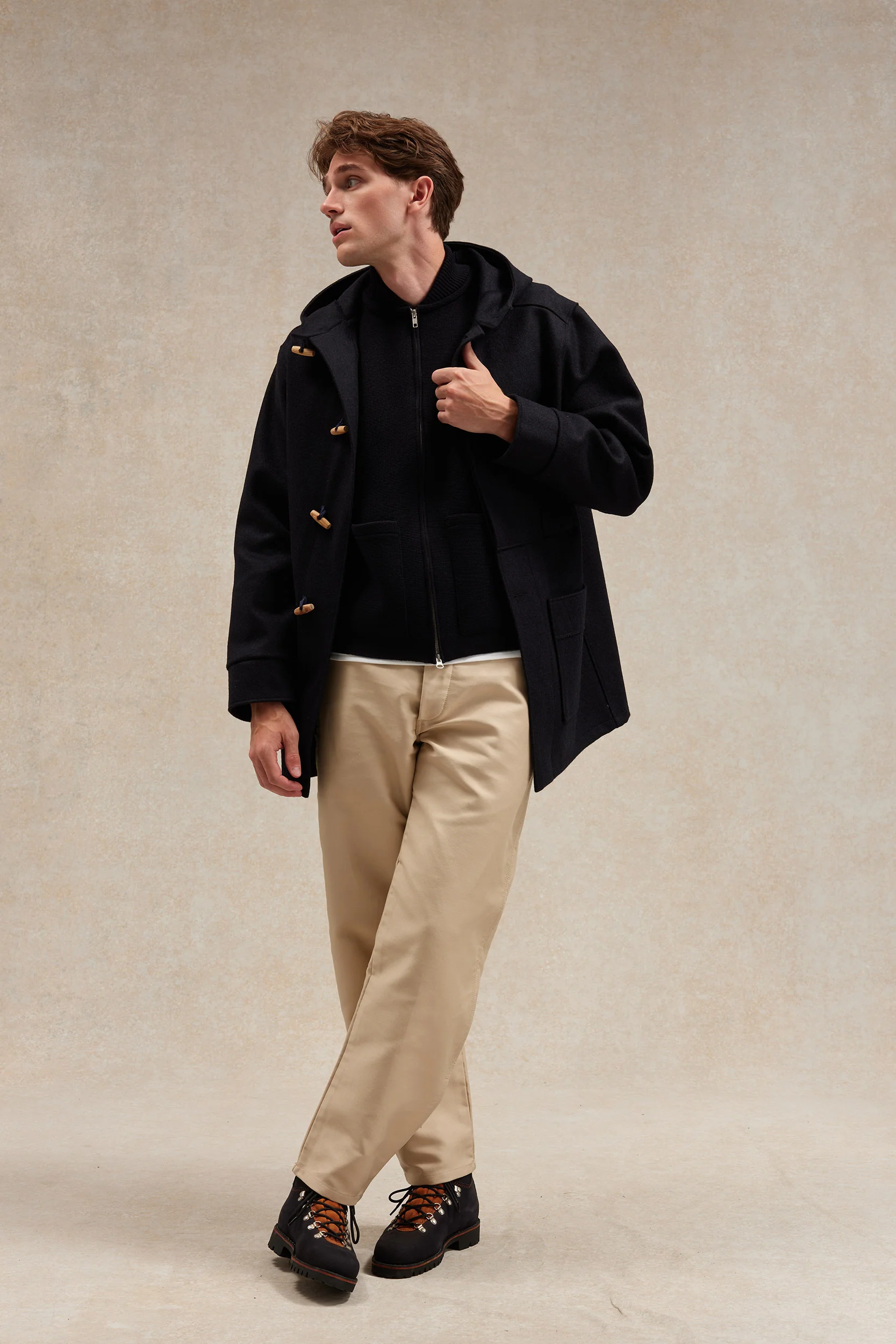 Gilet zippé marine Milano pour homme - Image 4