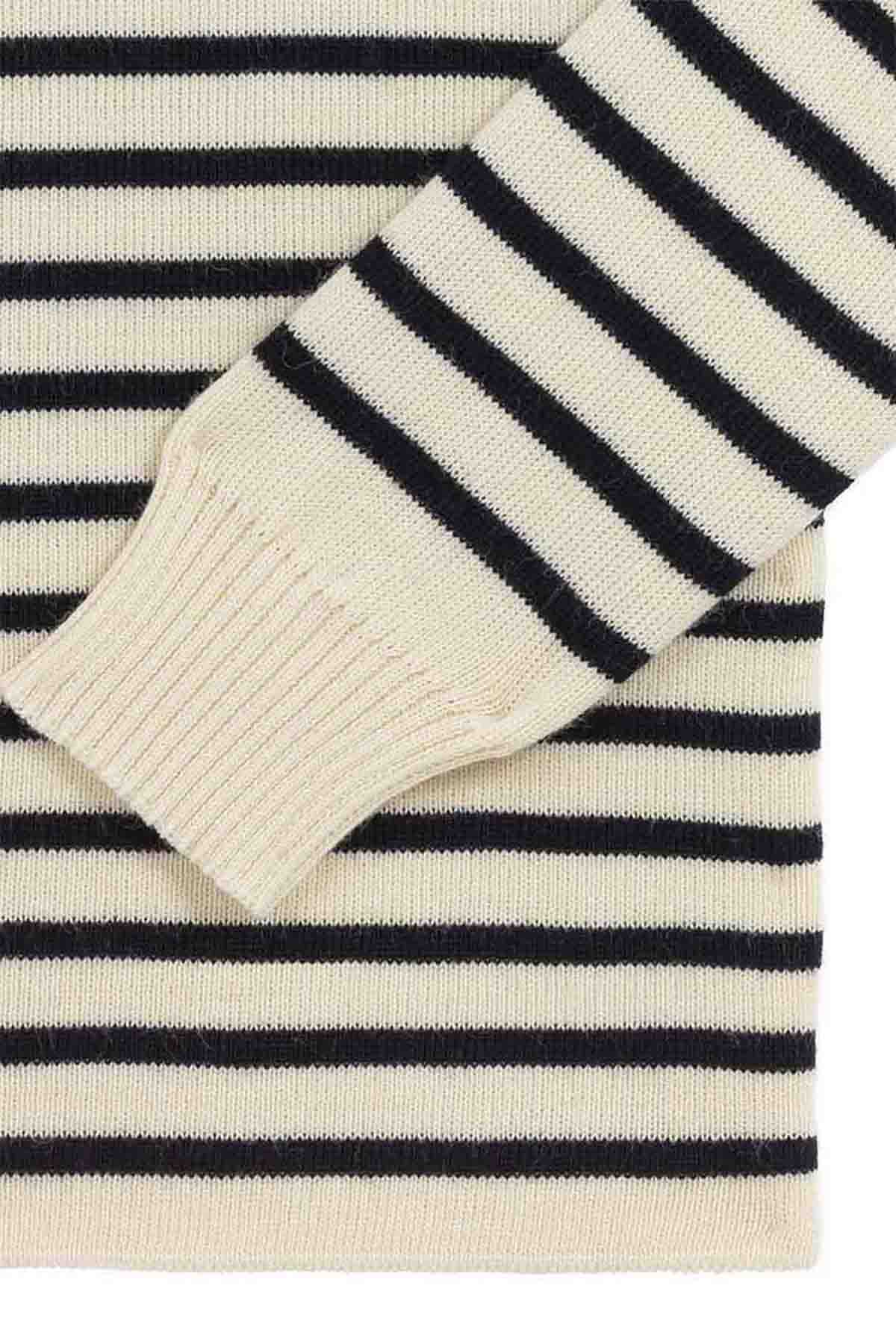 Pull marinière écru pour femme - Image 6