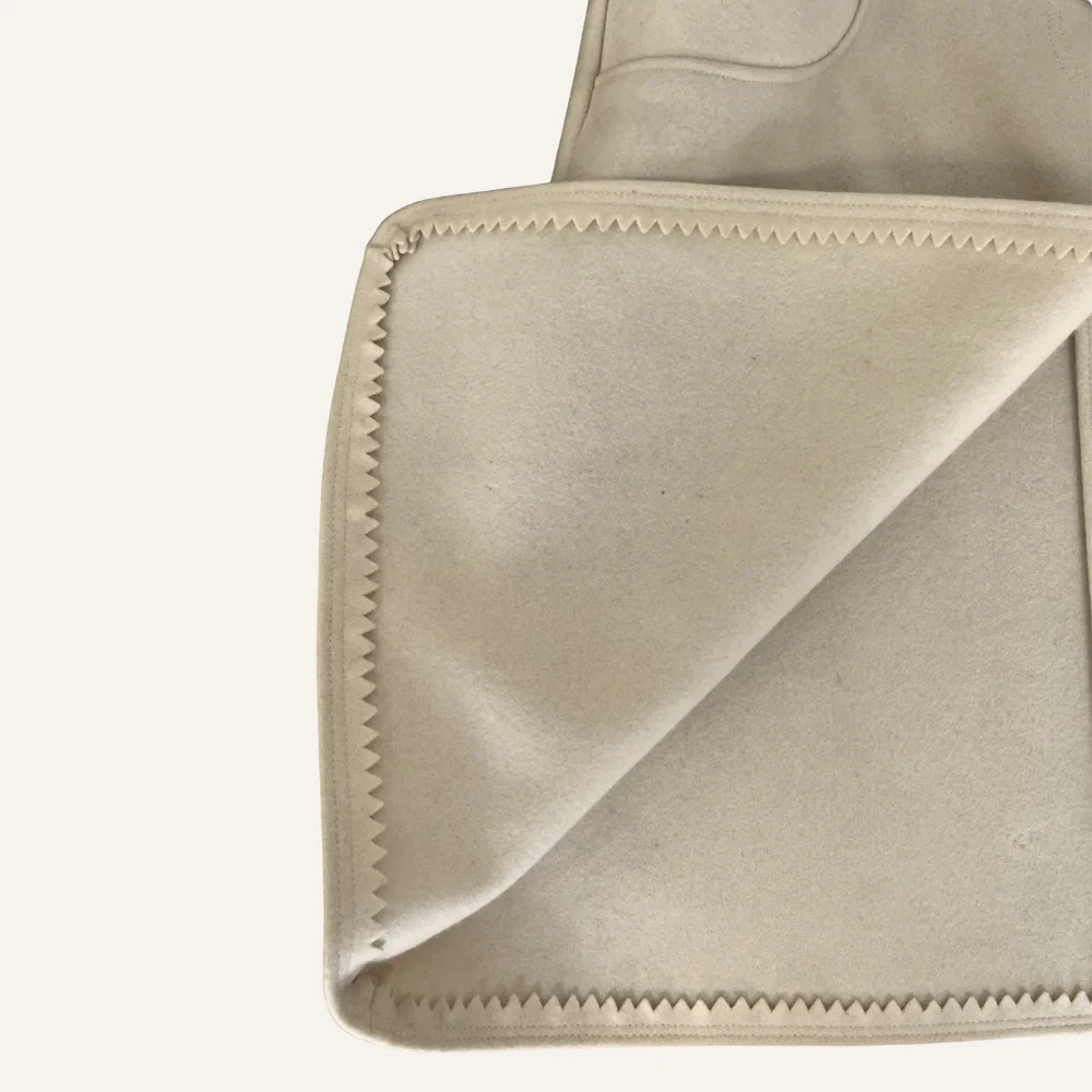 Manteau écru à capuche pour enfant 14 ans - Seconde main - Image 3