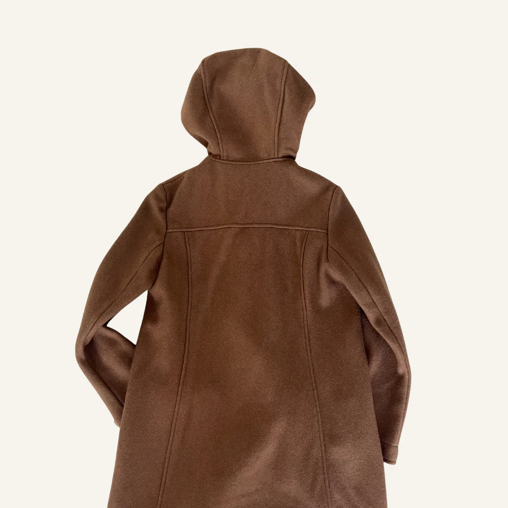 Manteau marron en laine pour enfant 12 ans - Seconde main - Image 2