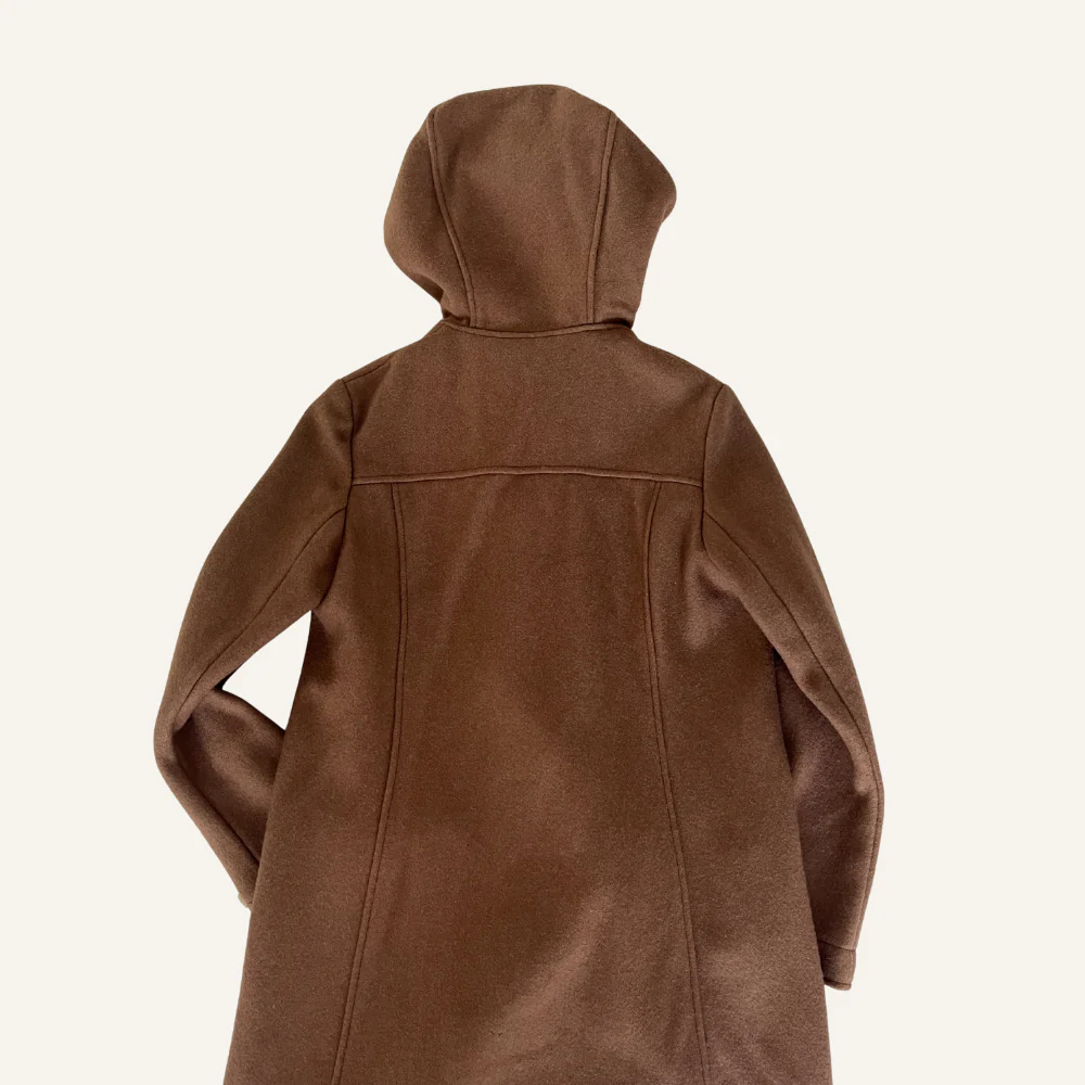 Manteau marron en laine pour enfant 9 ans - Seconde main - Image 2