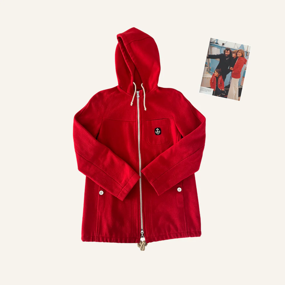 Manteau rouge pour enfant - Seconde main