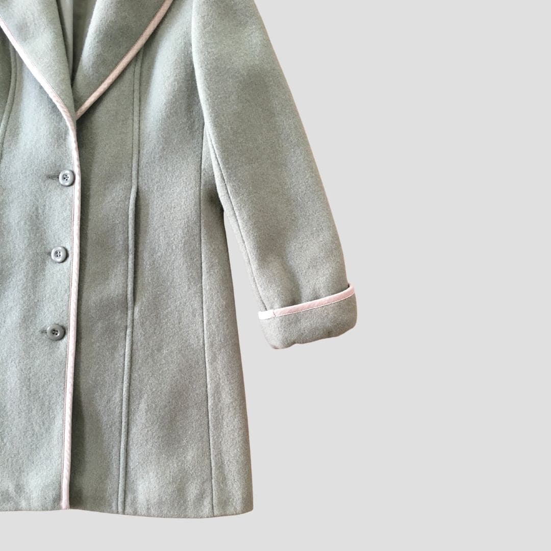 manteau vert olive clair - Seconde main - Image 3