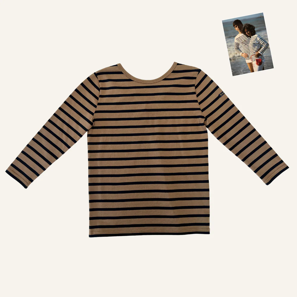 Marinière marron et noir pour femme - Seconde main