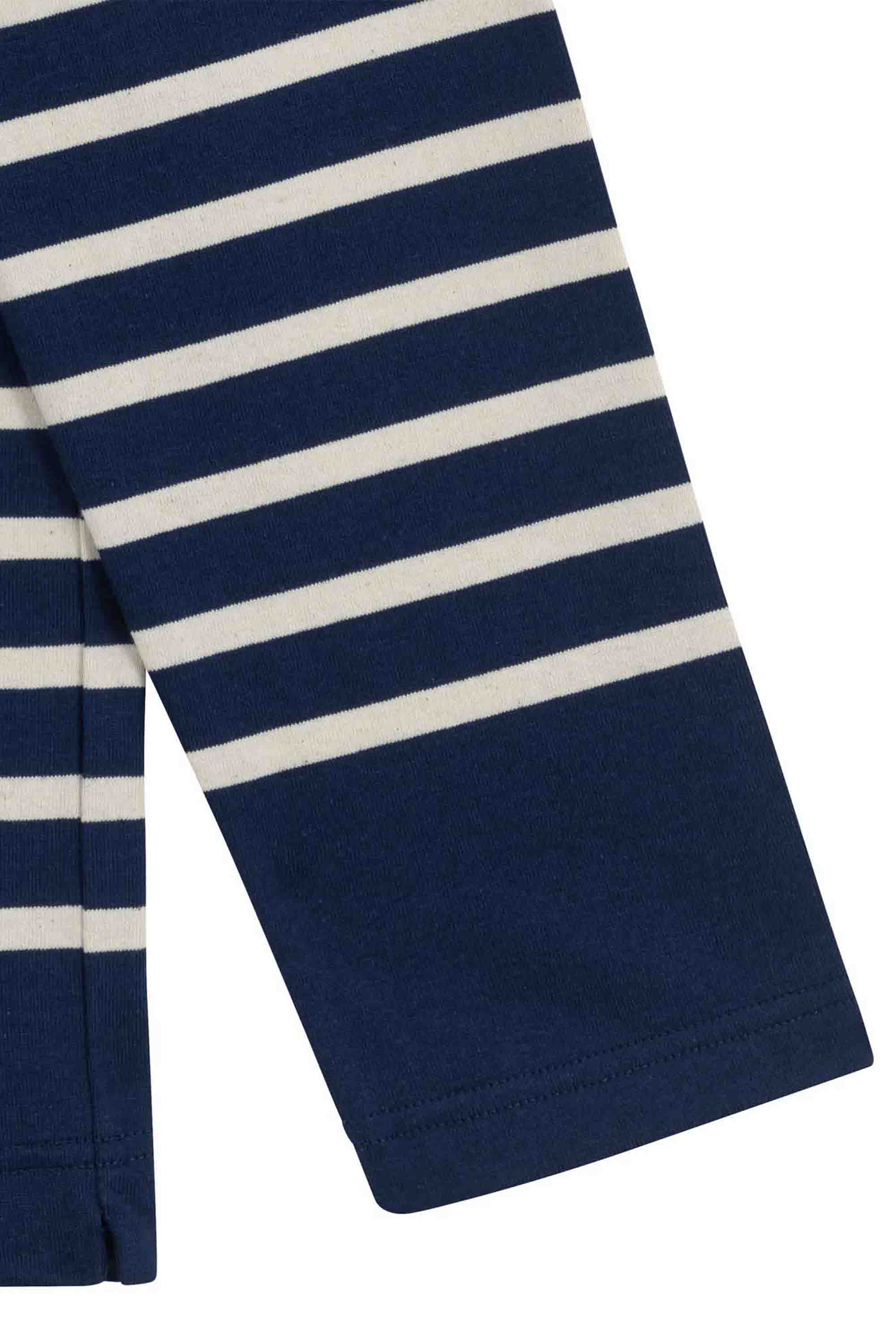 Marinière originale bleu marine avec rayure rouge pour homme - Image 5