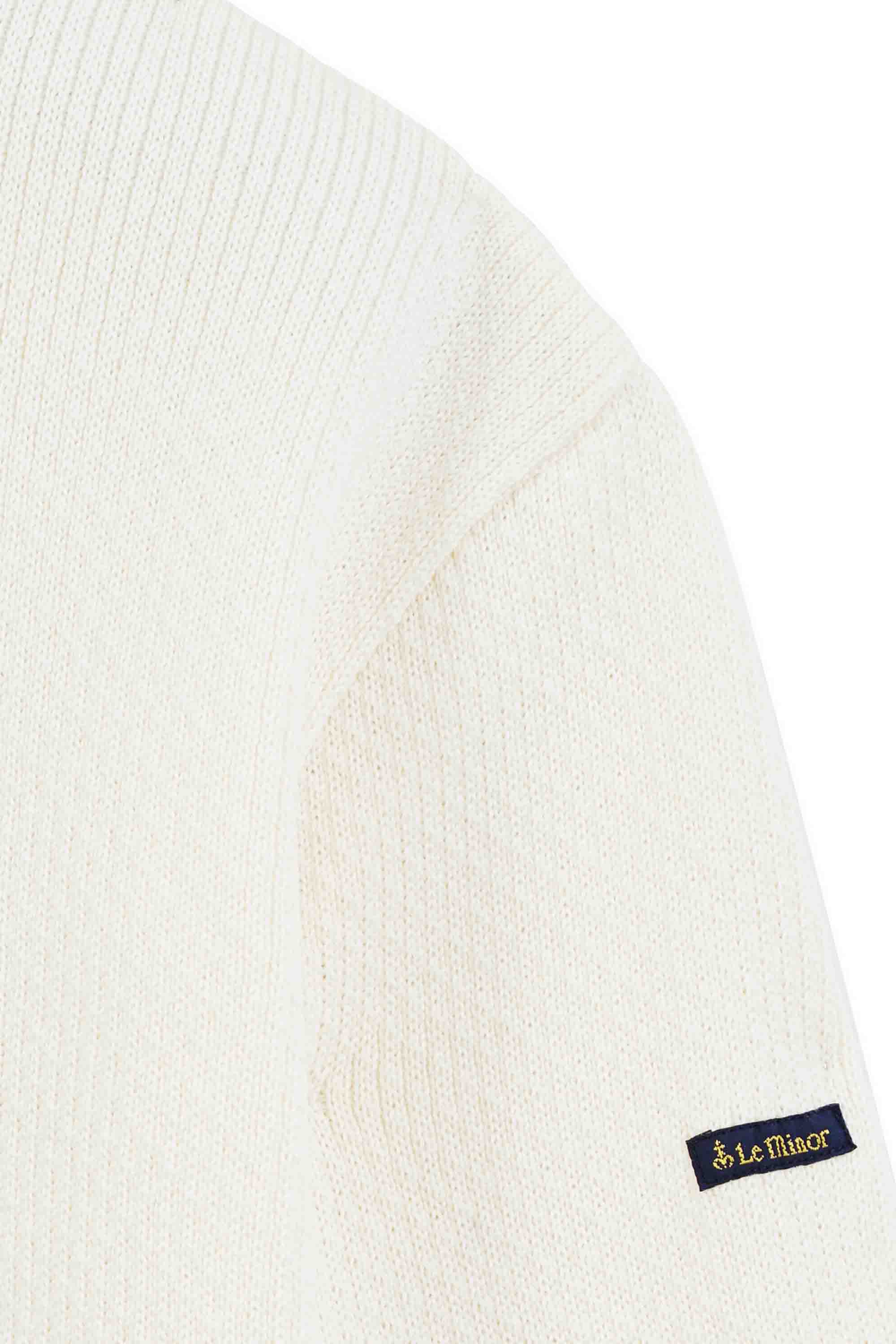 Pull col roulé Norvégien écru pour femme - Image 6