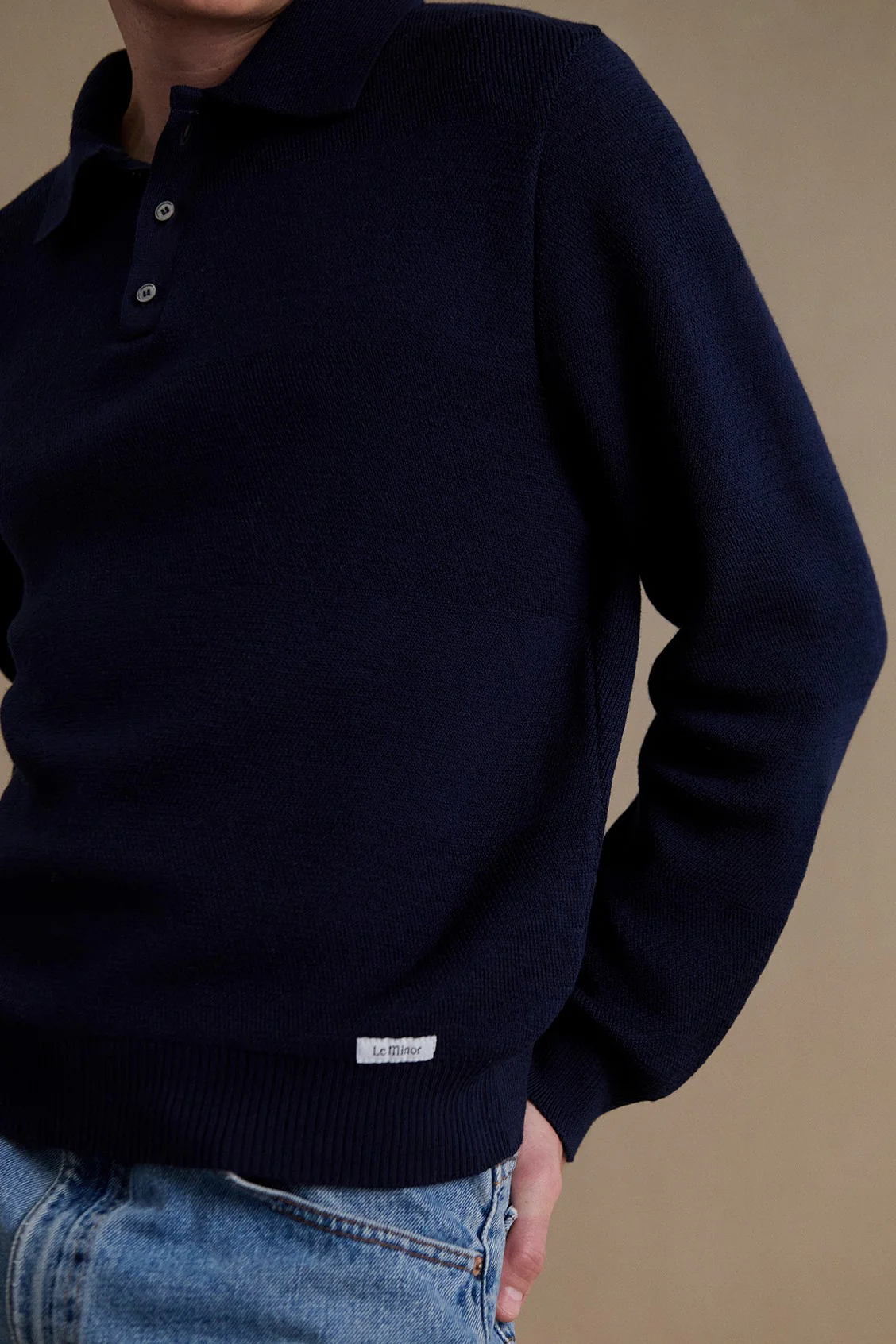 Polo Ange marine pour homme - Image 4