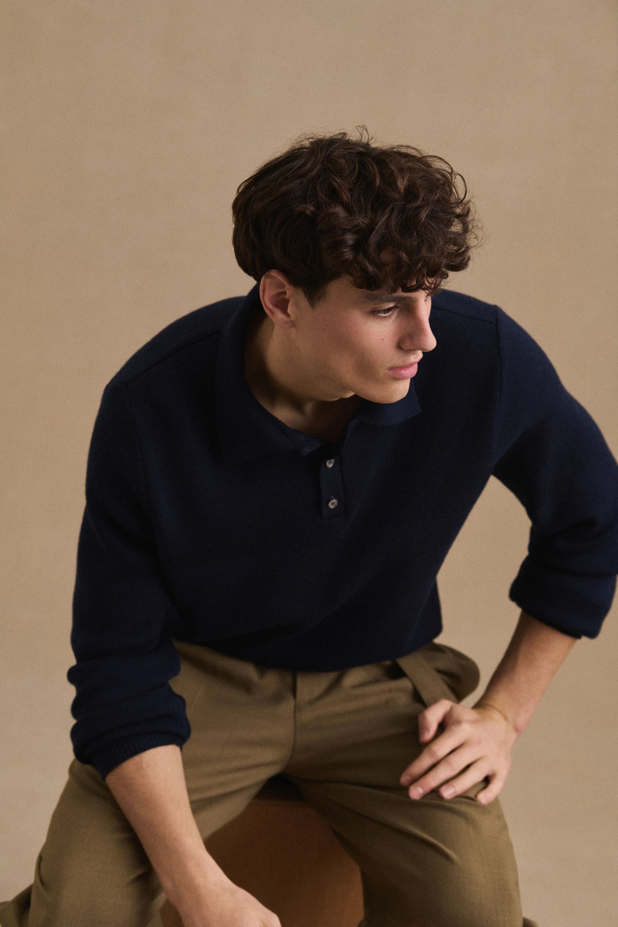 Polo Ange marine pour homme - Image 5
