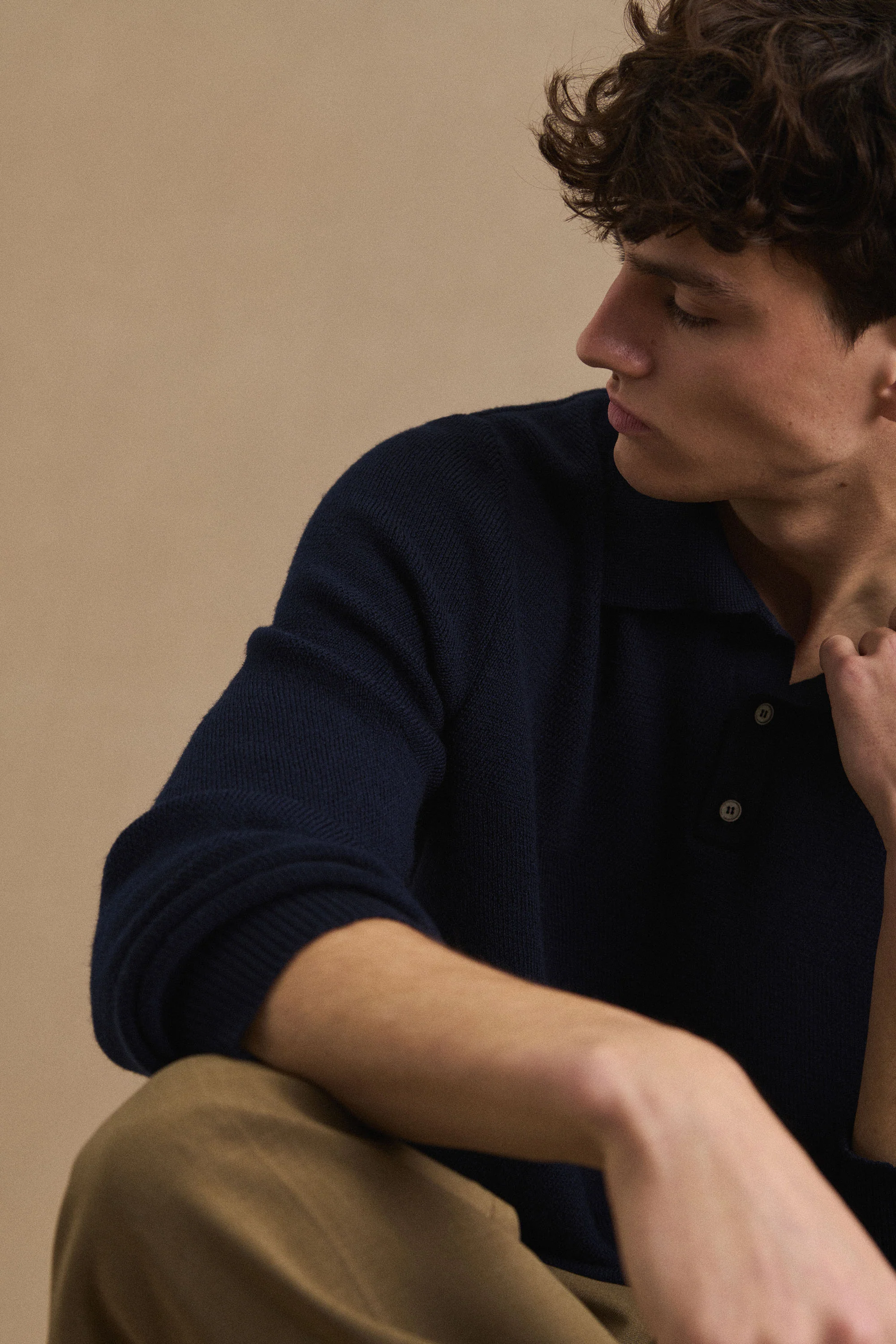 Polo Ange marine pour homme - Image 6