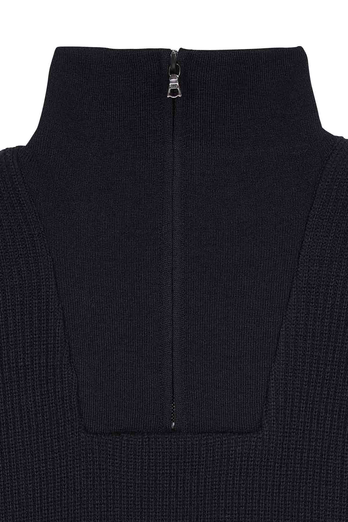 Pull camionneur écru et bleu marine pour homme - Image 5