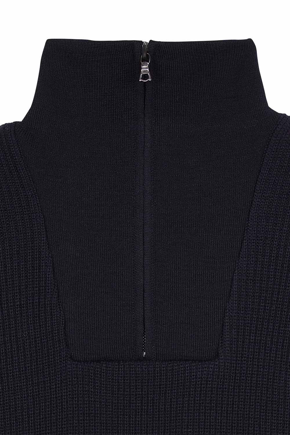 Pull camionneur écru et bleu marine pour femme - Image 5