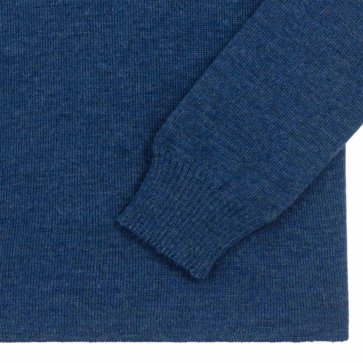 Pull marin bleu denim pour homme - Image 12