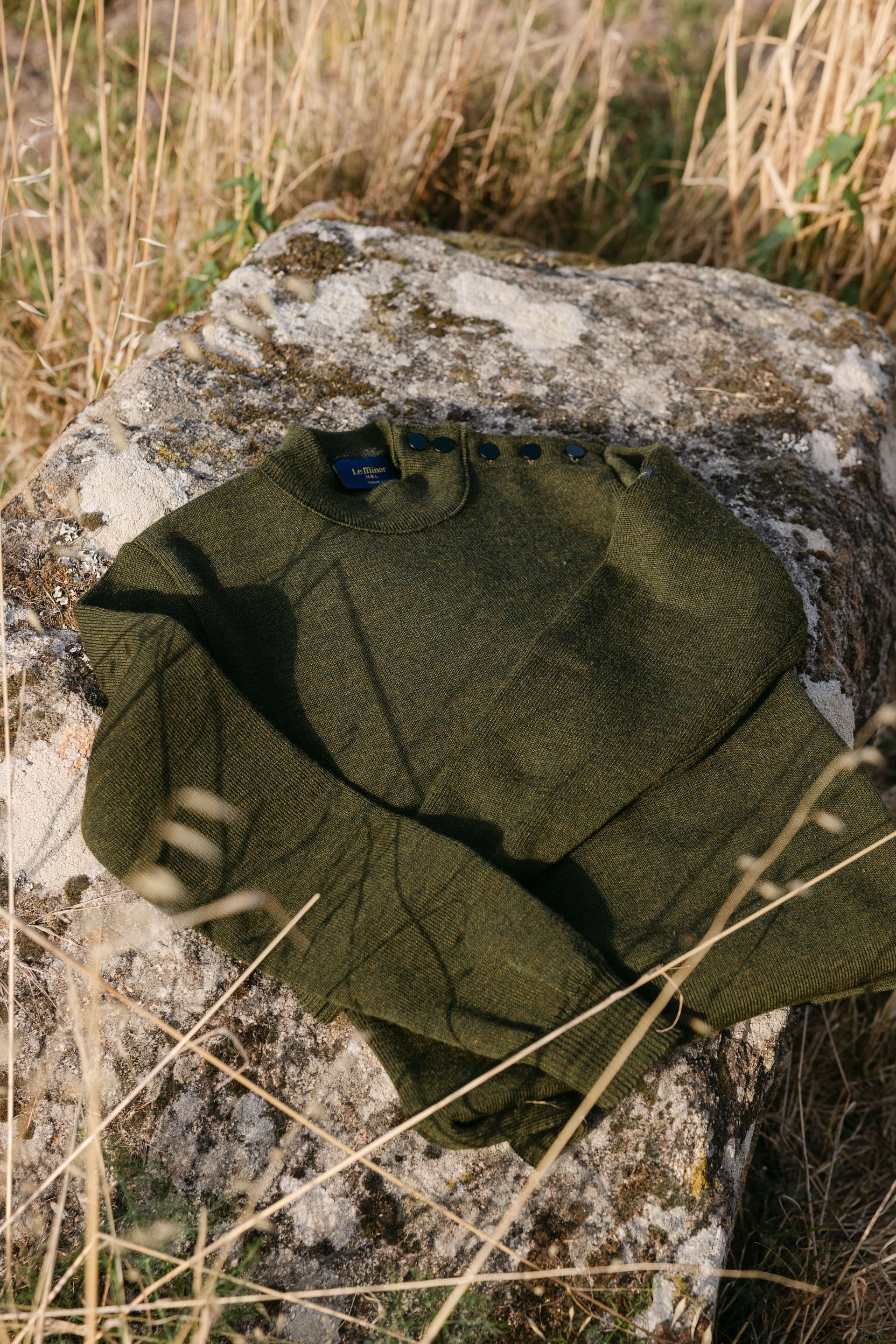 Pull marin olive pour femme - Image 7