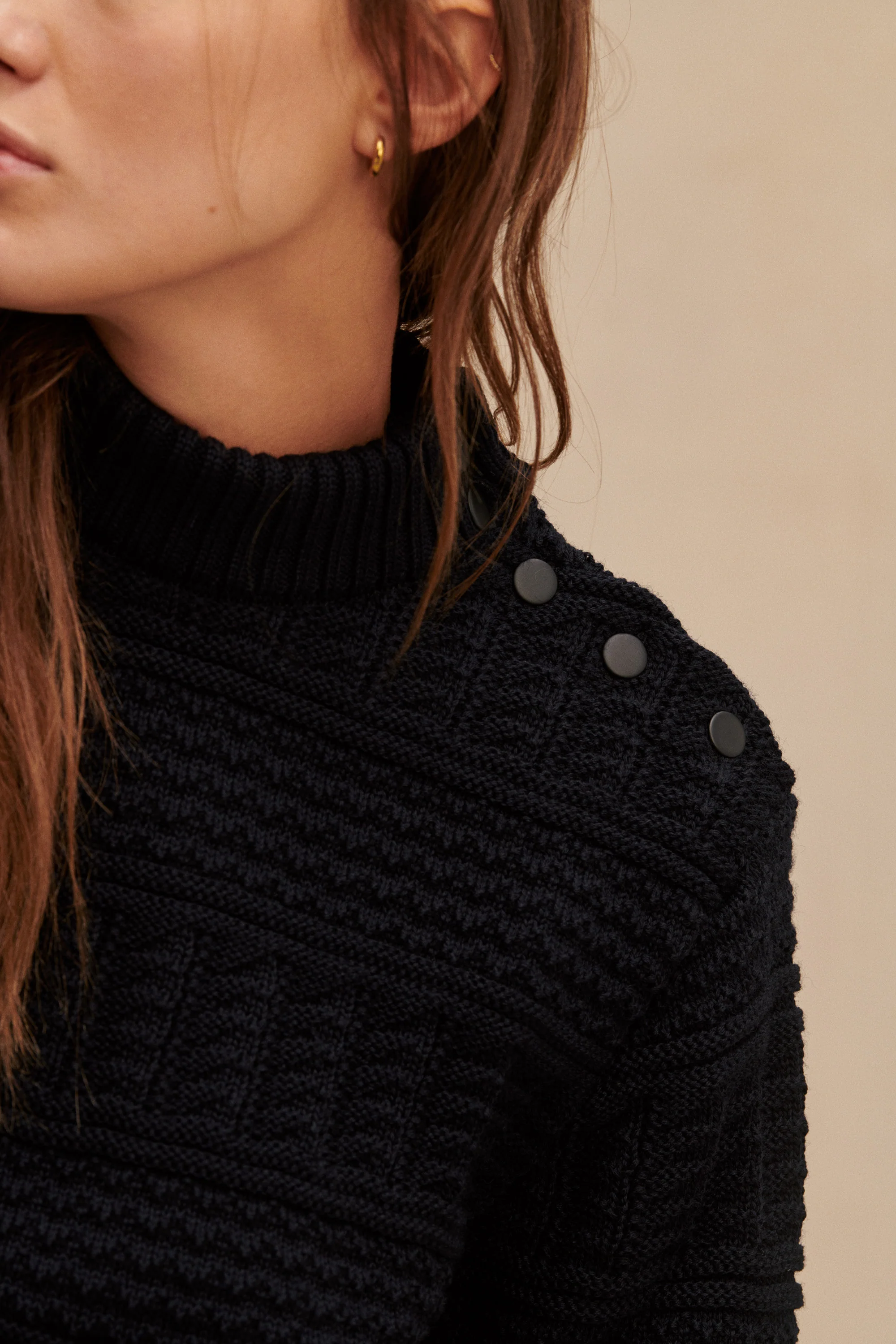 Pull marin pêcheur marine pour femme - Image 3