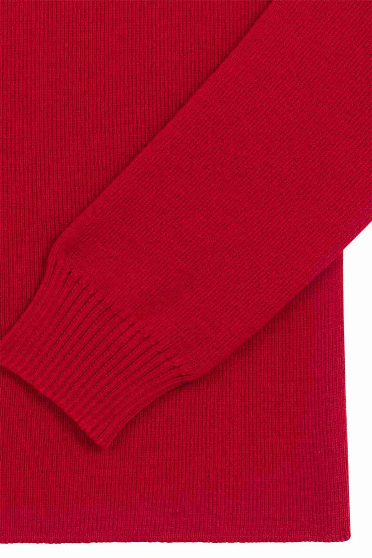 Pull marin rouge pour homme - Image 6