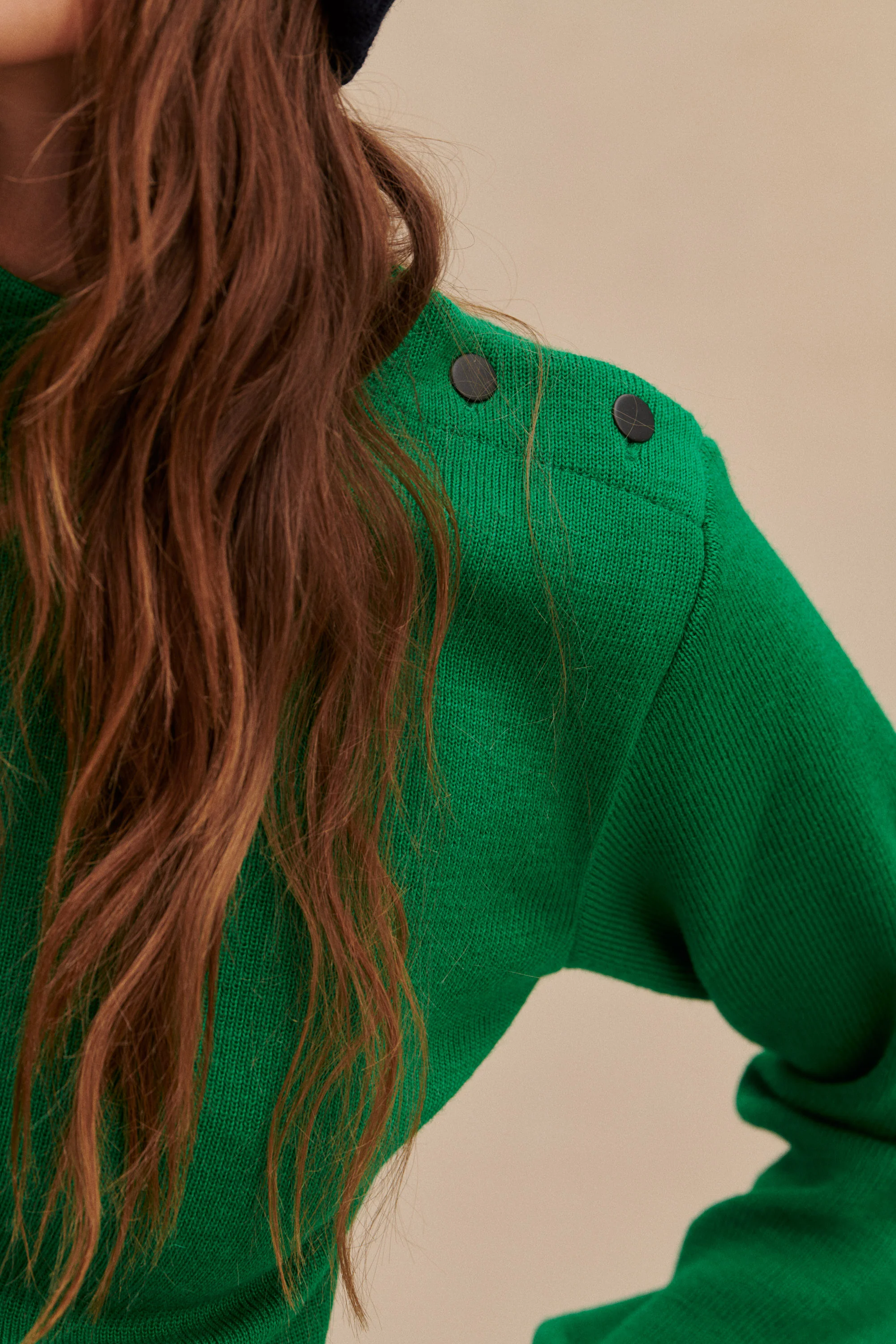 Pull marin vert pour femme - Image 3