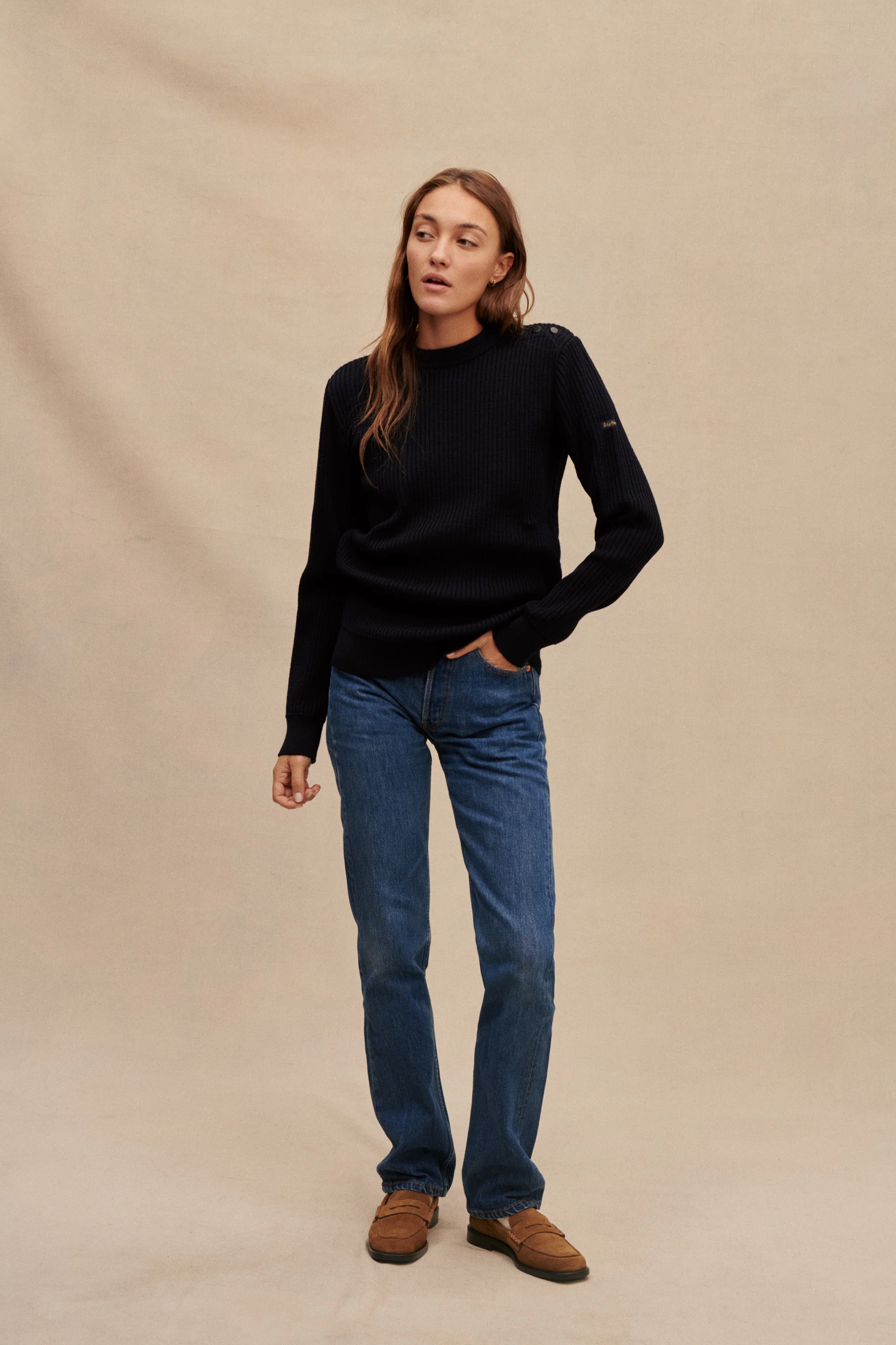 Pull marin Newport bleu marine pour Femme - Image 3