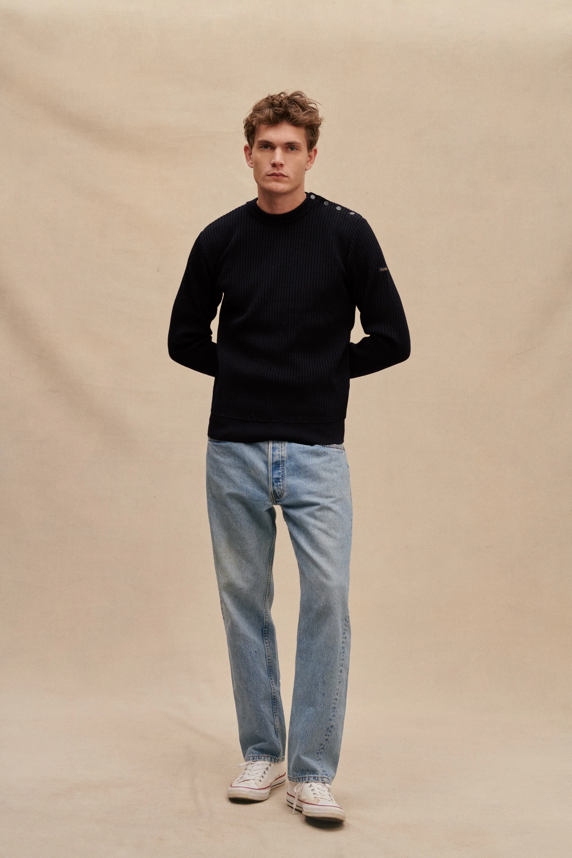Pull marin Newport bleu marine pour Homme - Image 3