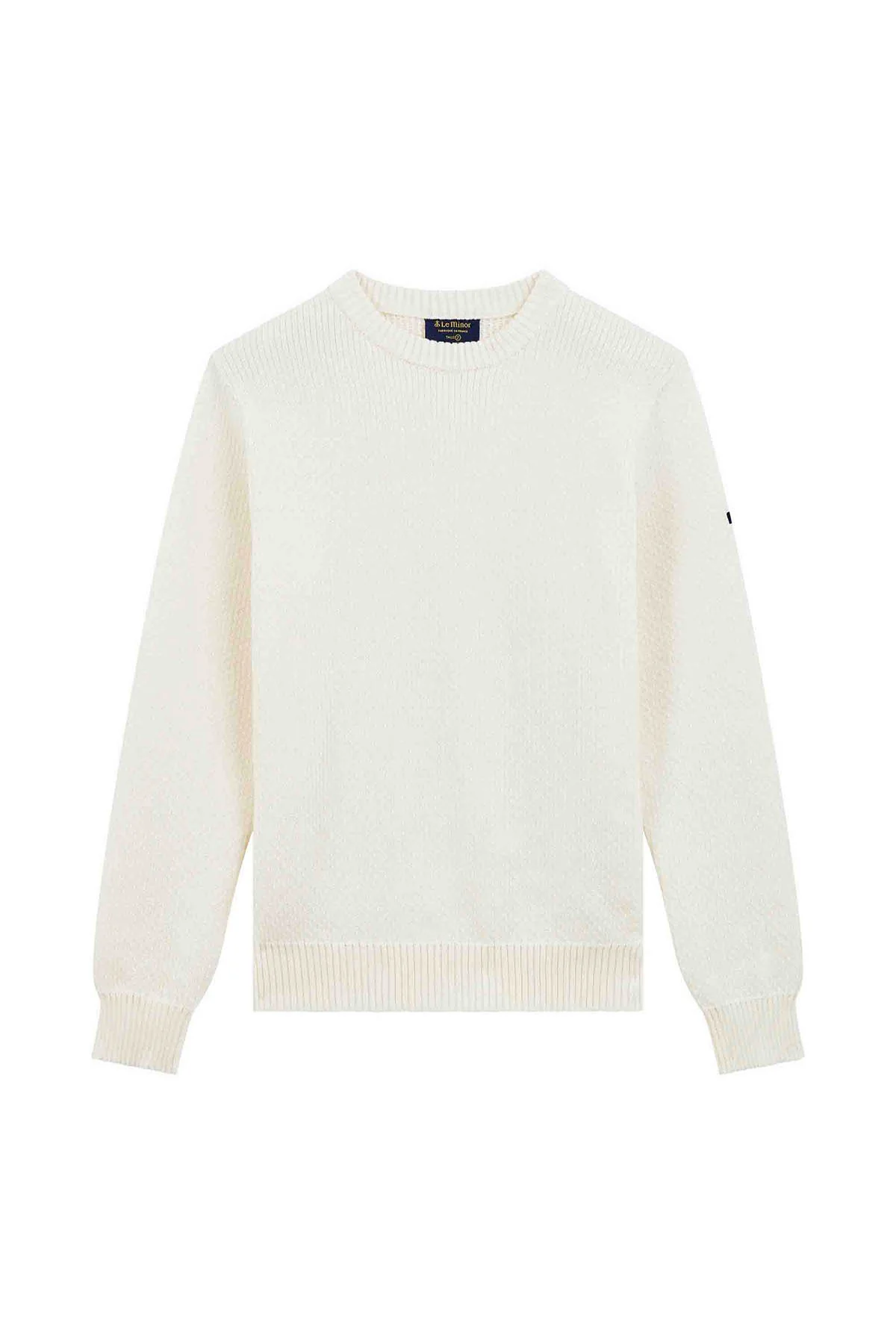 Pull col rond Norvégien écru pour homme - Image 5