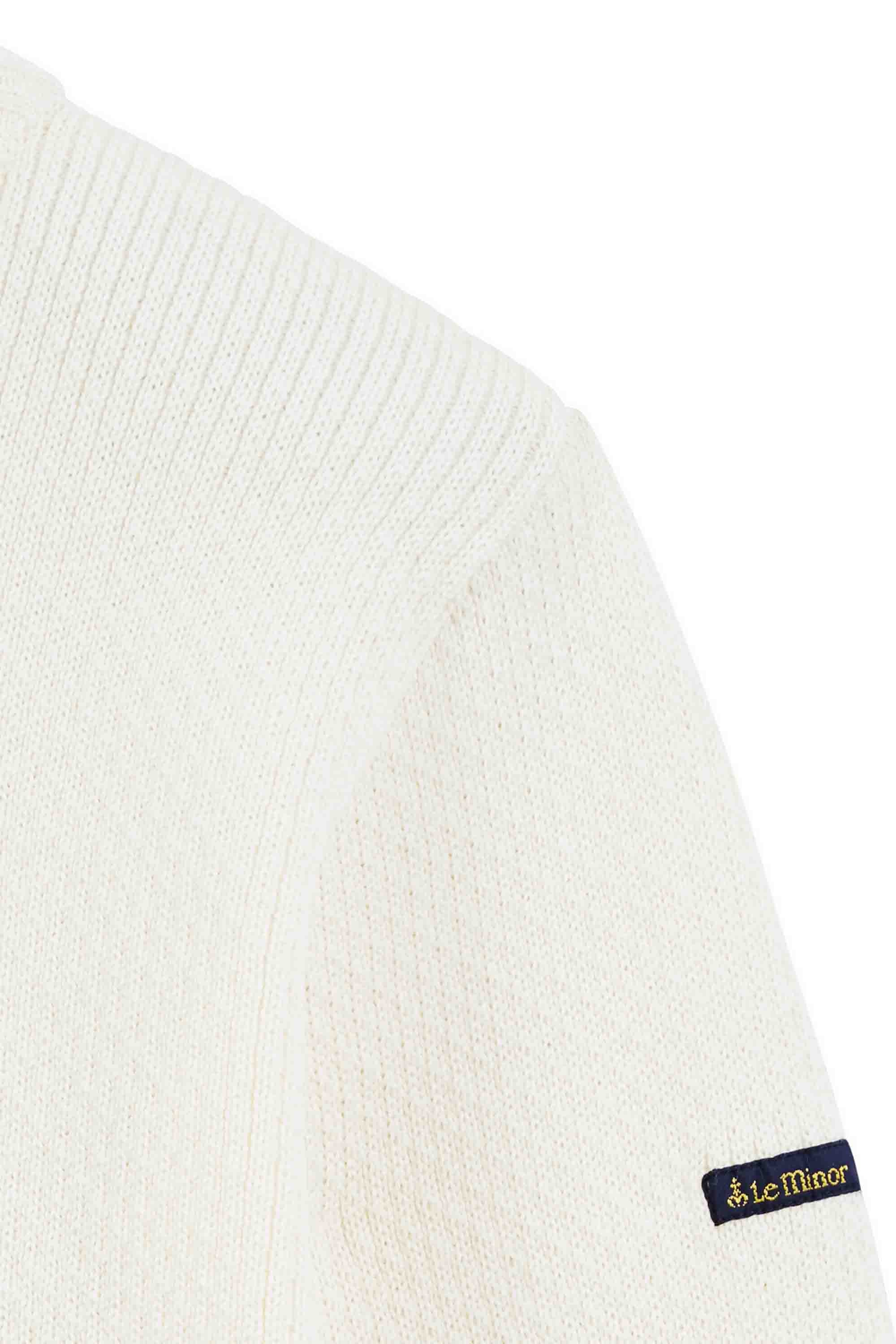 Pull col rond Norvégien écru pour homme - Image 7