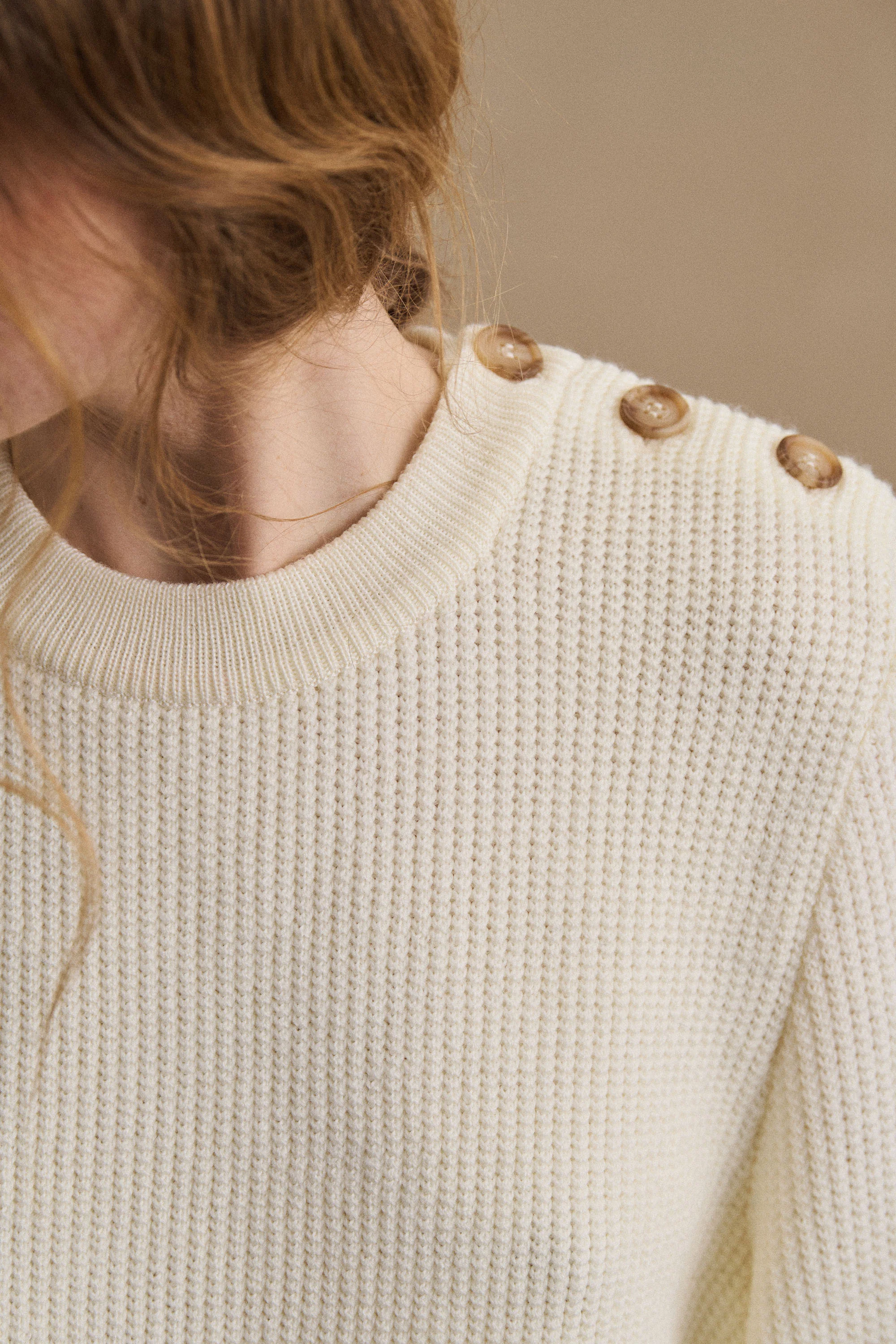 Pull Yacht écru pour femme