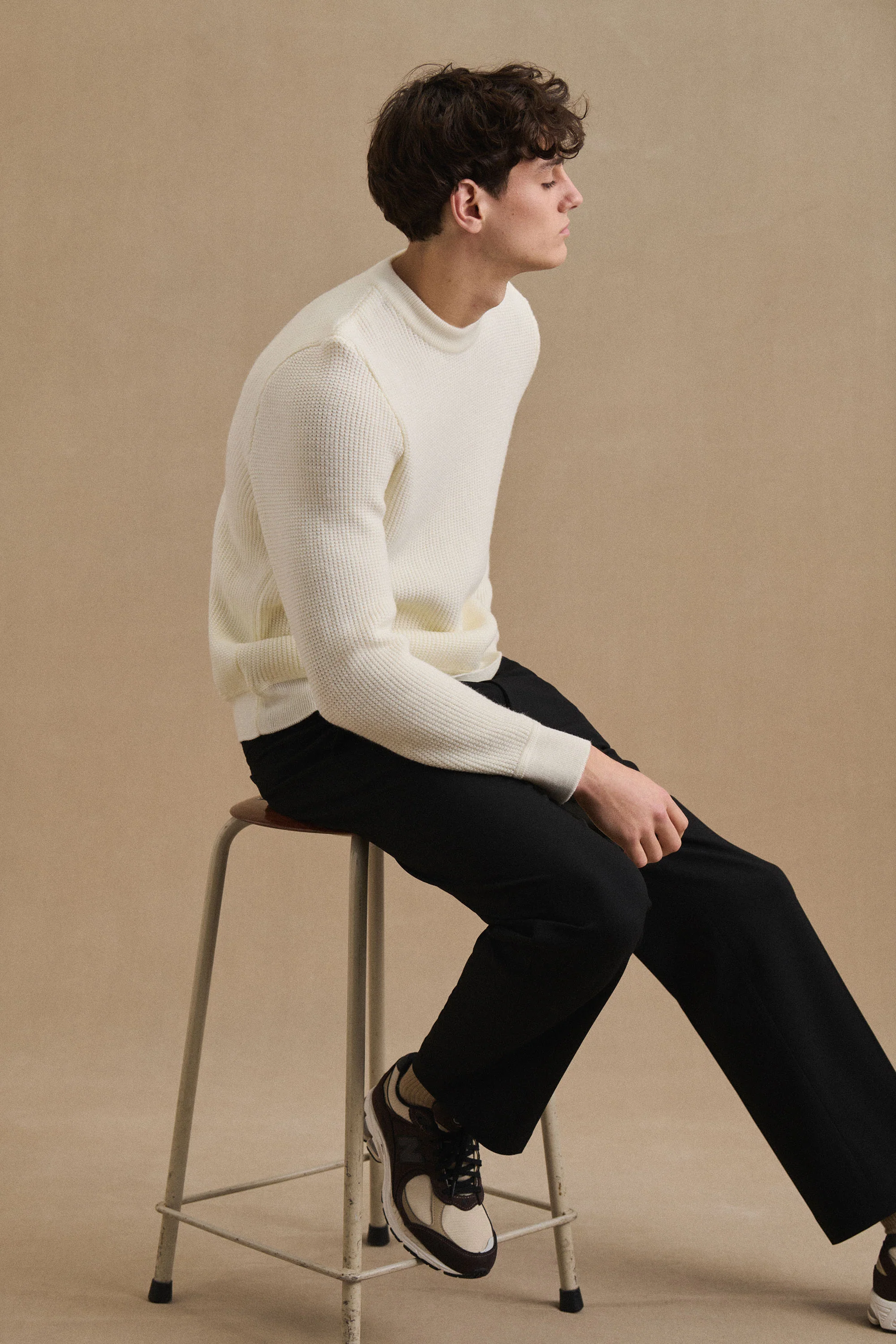 Pull Yacht écru pour homme