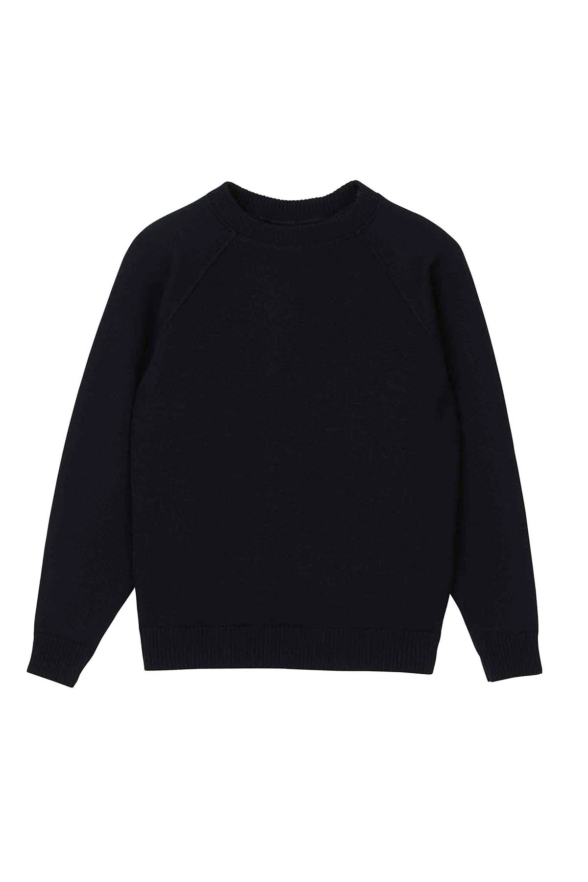 Sweat bleu marine en laine mérinos pour femme - Image 4