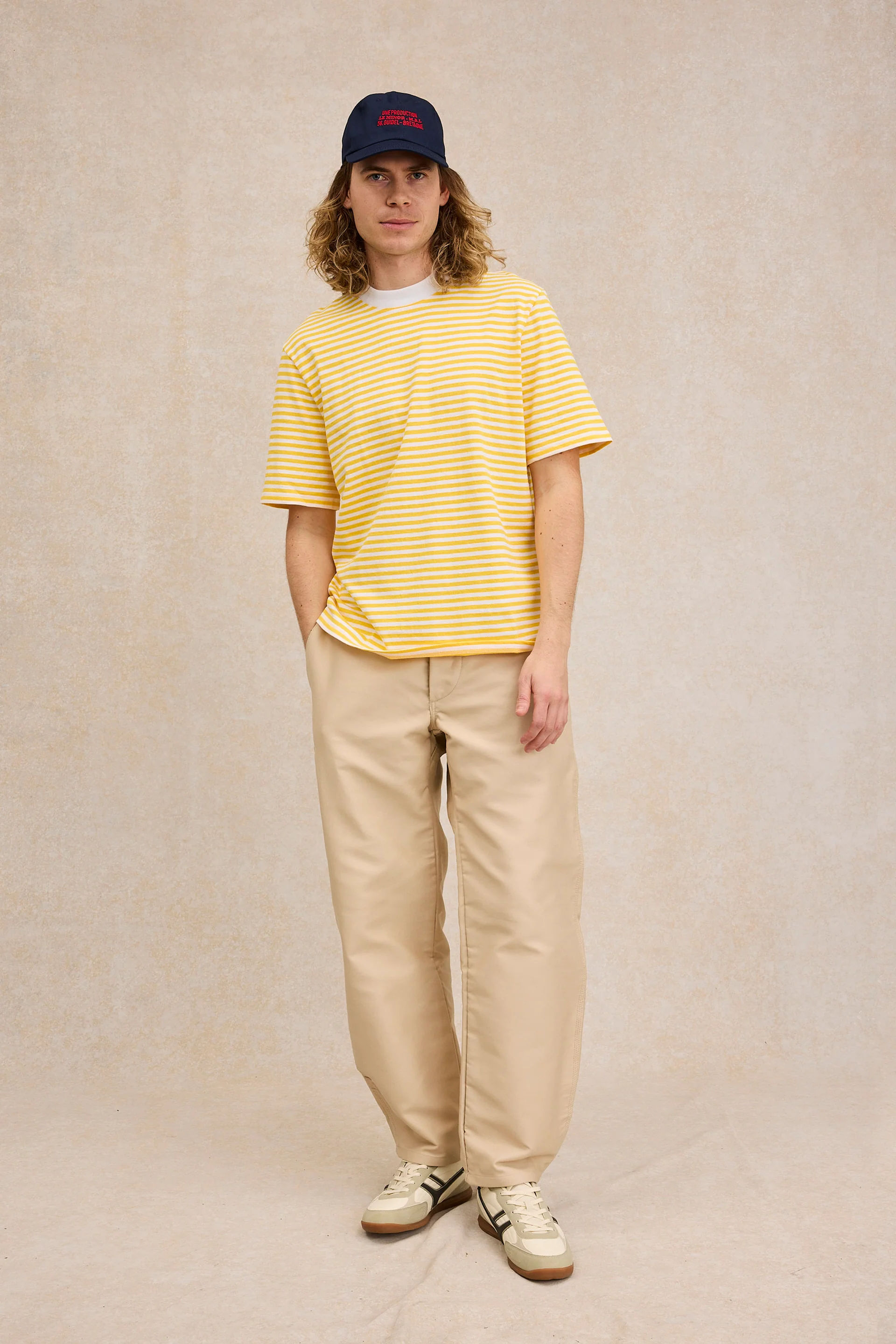 T-shirt Andy rayé jaune - Image 3