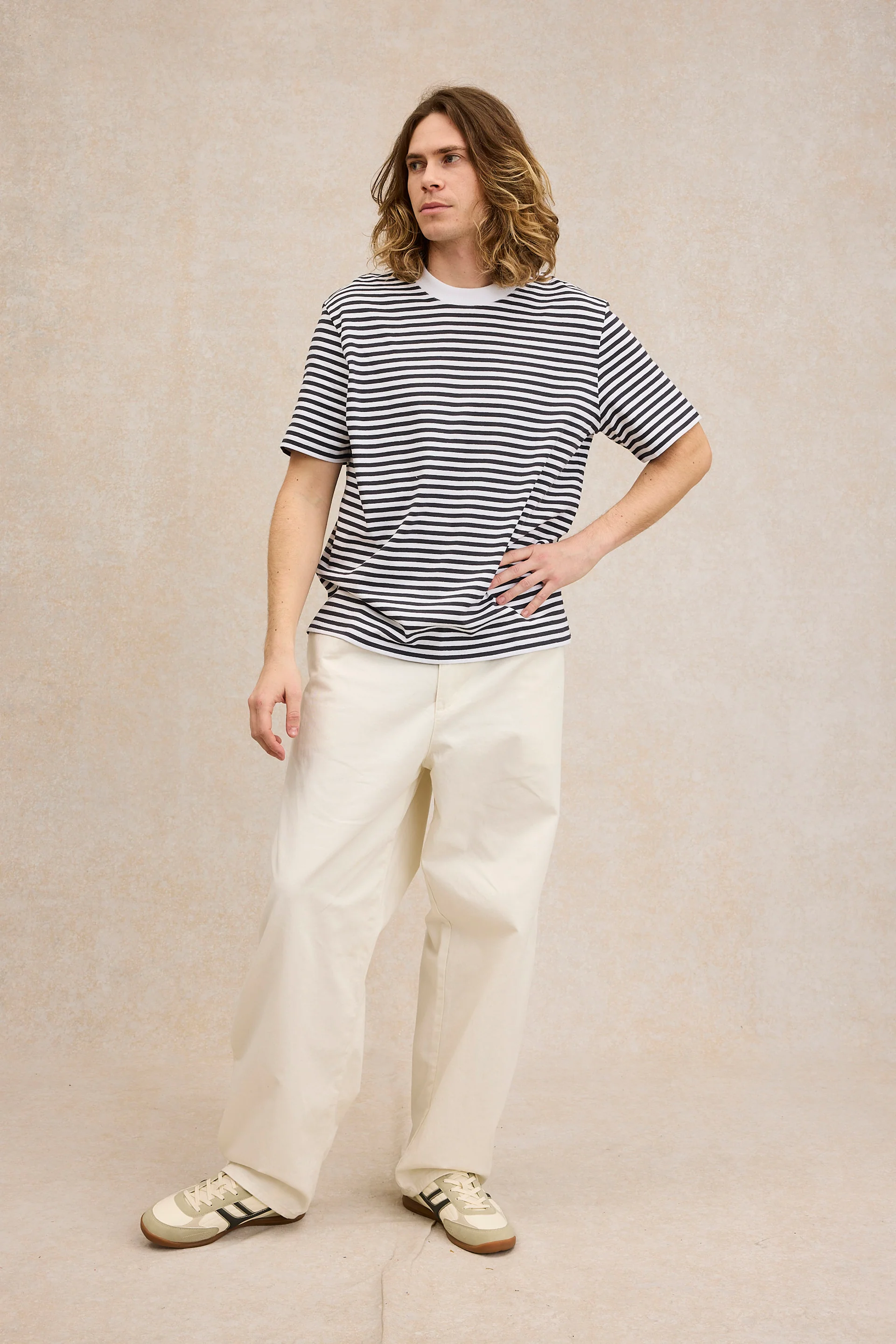 T-shirt Andy rayé marine - Image 3