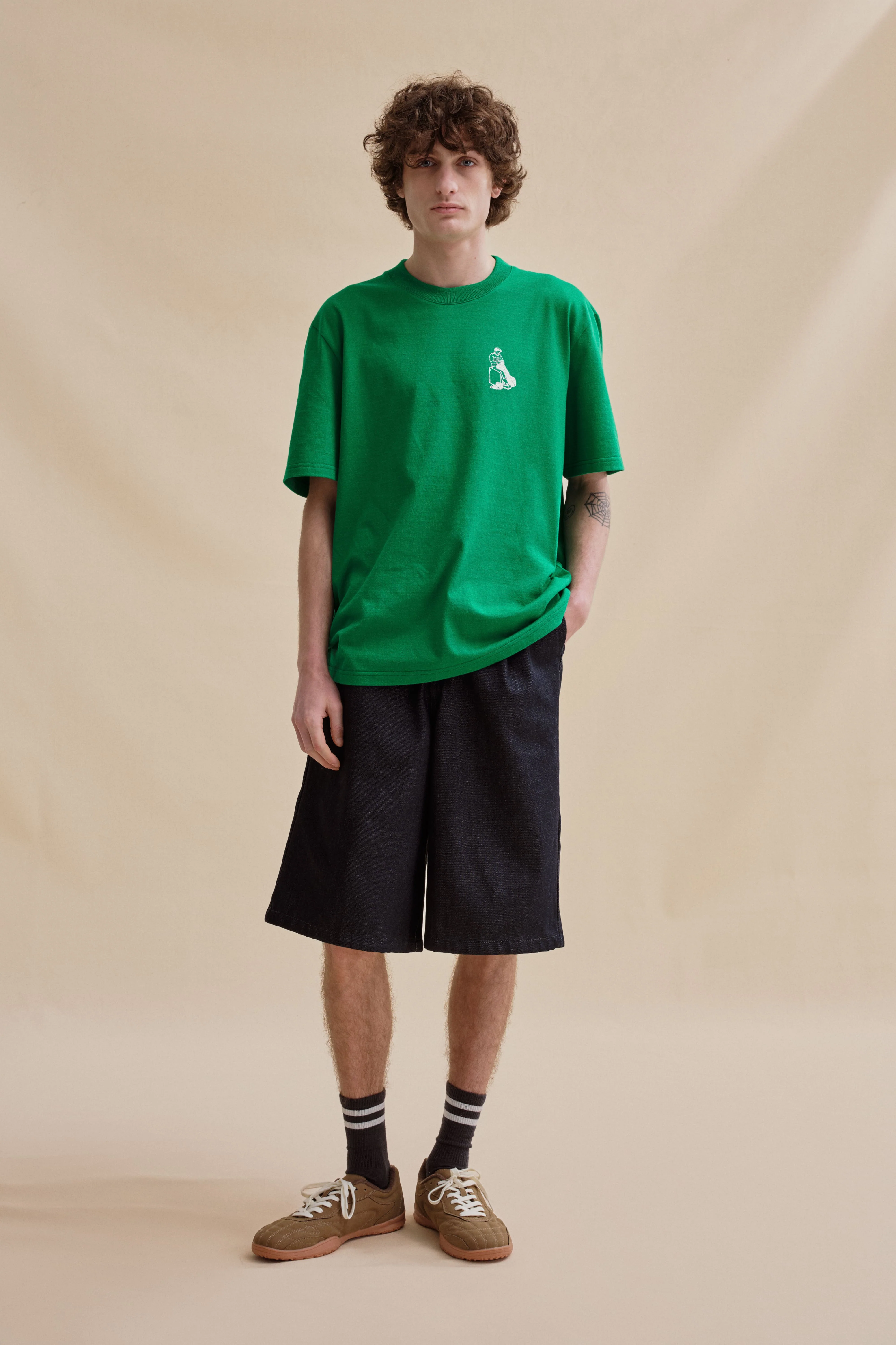 T-shirt Andy sérigraphié vert - Image 4