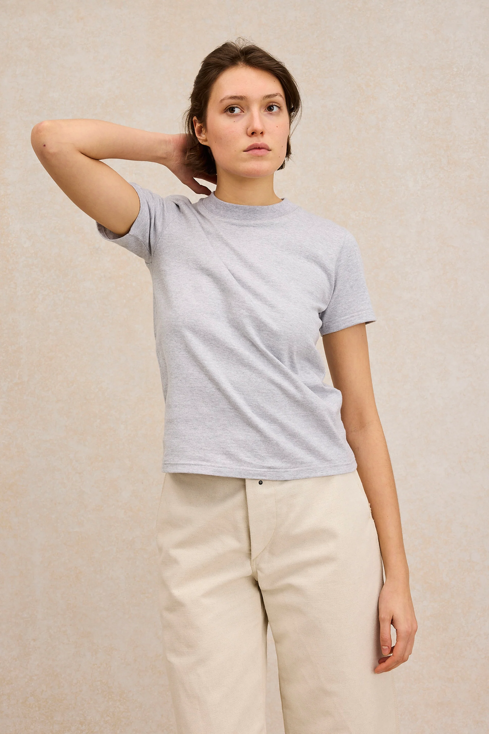 T-shirt Vic gris clair